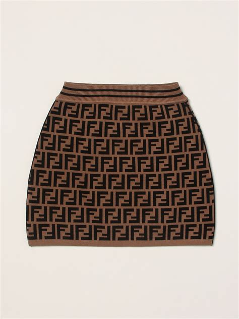 fendi leather skirt high waisted a lined gray|Fendi mini skirts.